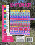 Bohemian Quilt Kit with Michael Miller Fabrics, 72" x 88" Size - QuiltingJoyPDX