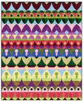 Bohemian Born Quilt Kit featuring the Michael Miller Patina Fabric Line; optional templates available soon