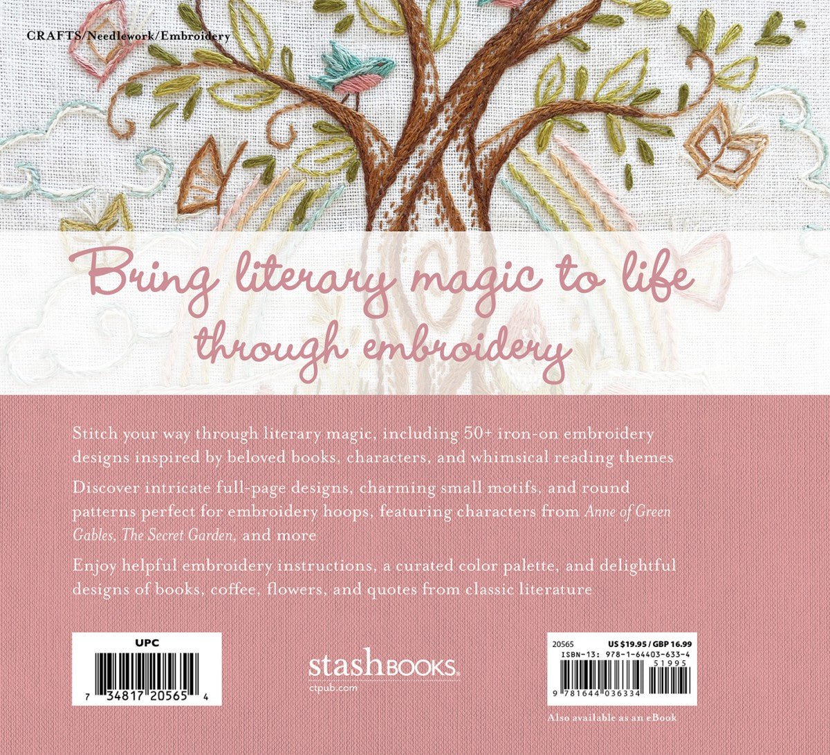 Book Lover’s Embroidery - QuiltingJoyPDX
