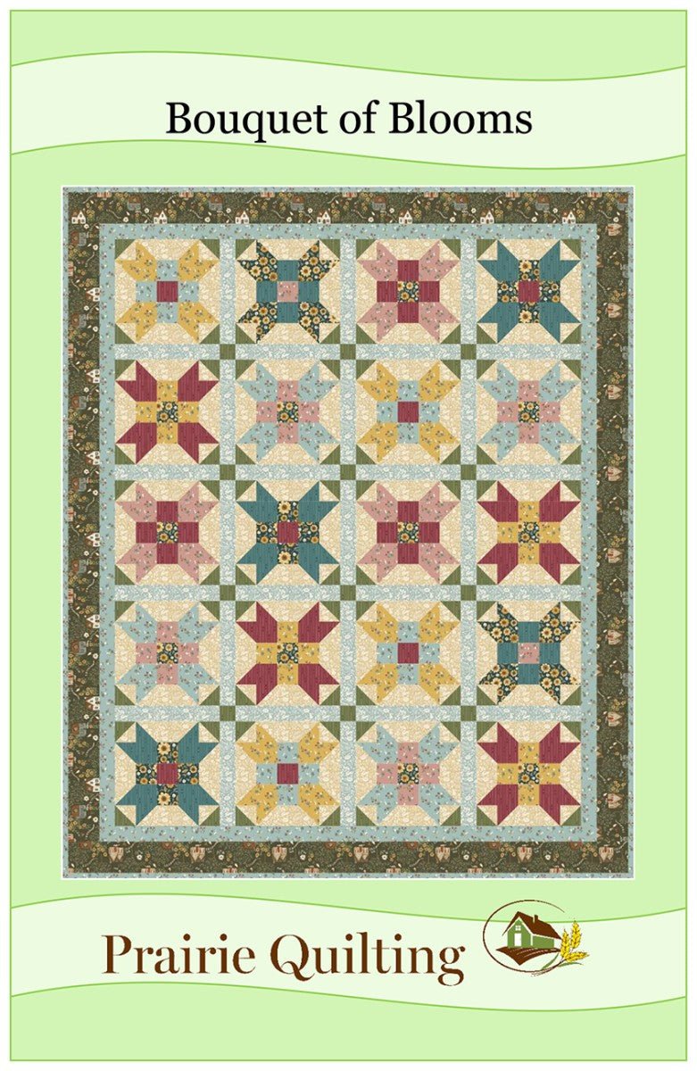 Bouquet of Blooms Quilt Pattern - QuiltingJoyPDX