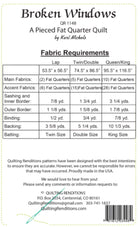 Broken Windows Quilt Pattern from Quilting Renditions - QuiltingJoyPDX