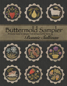 Buttermold Sampler by Bonnie Sullivan - Book for 30 designs inspired by antique butter molds. - QuiltingJoyPDX