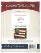 Cathedral Window Flag Quilt Pattern - QuiltingJoyPDX