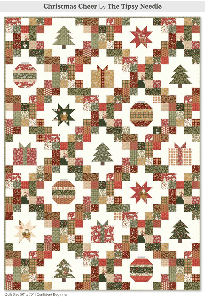 Christmas Cheer Quilt Kit featuring Waddles Fabric Collection by Riley Blake Waddles - expected June 2027 - QuiltingJoyPDX
