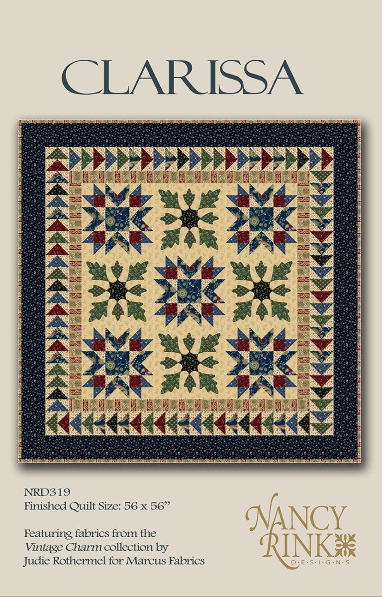 Clarissa Quilt Pattern - QuiltingJoyPDX