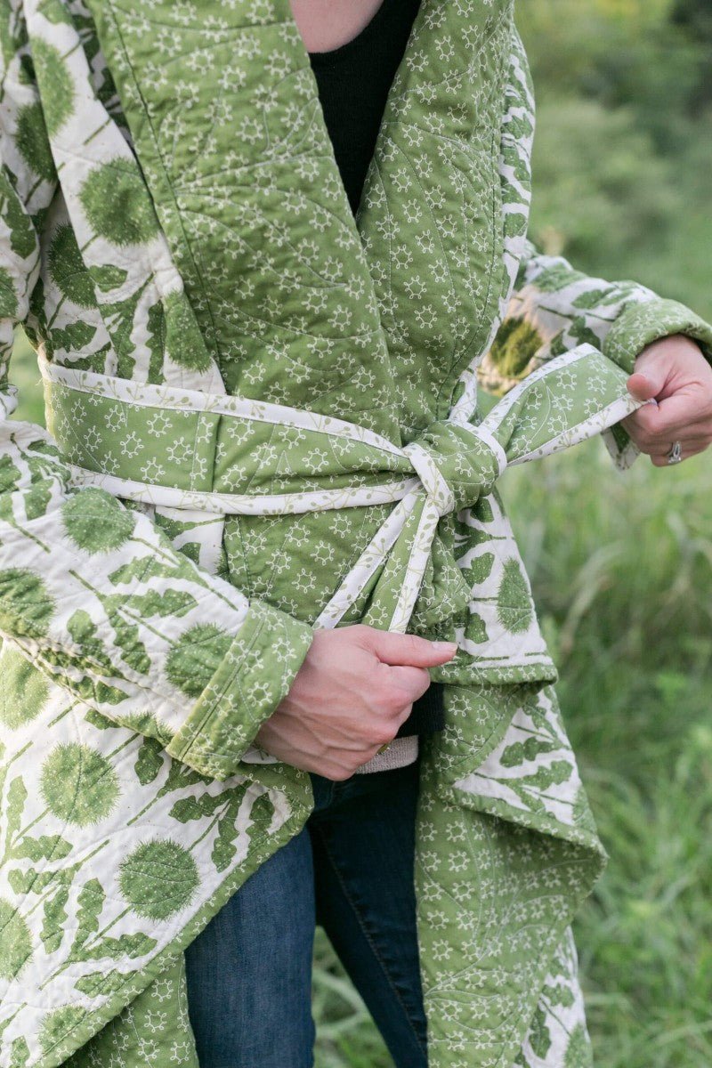 Cozy Cascade - Quilted Cardigan Pattern - QuiltingJoyPDX