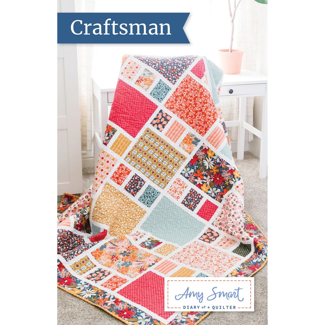 Craftsman Quilt pattern - QuiltingJoyPDX