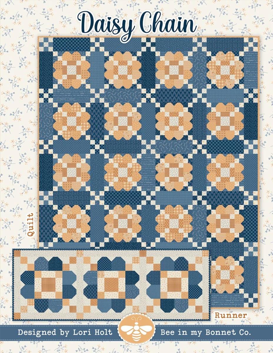Daisy Chain Quilt and Runner Pattern - Available October 2026 - QuiltingJoyPDX