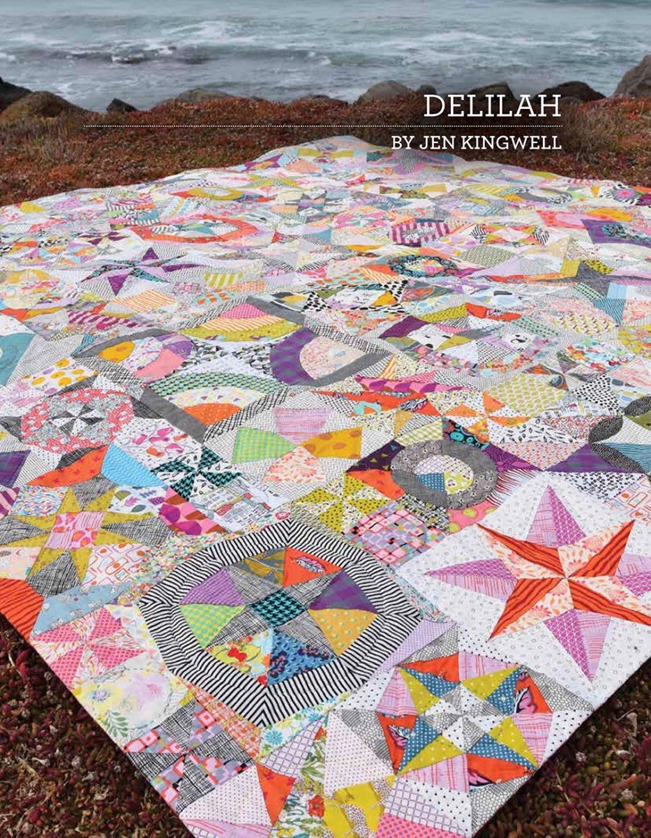 Delilah Quilt Booklet by Jen Kingwell - QuiltingJoyPDX