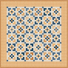 Denim & Daisy Charmed Table Topper or Baby Quilt Kit from Riley Blake Designs - QuiltingJoyPDX