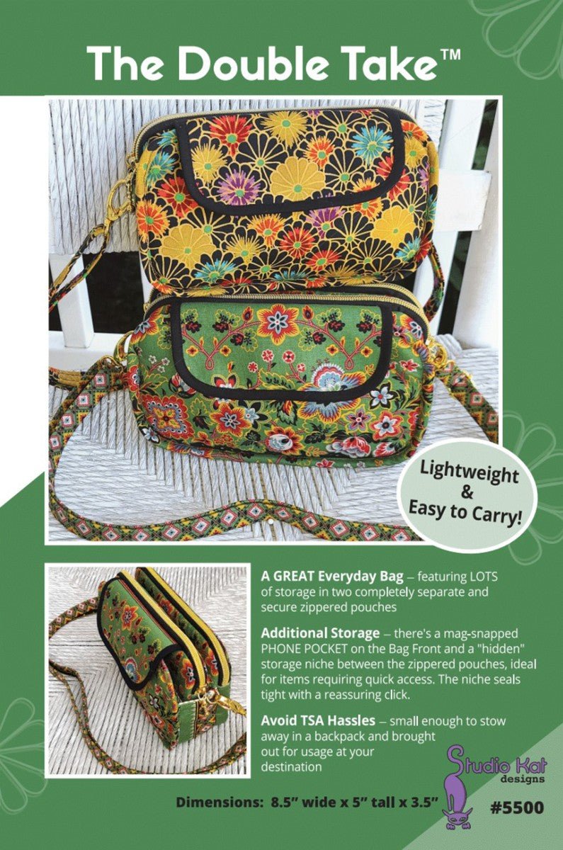 Double Take Bag Pattern - QuiltingJoyPDX