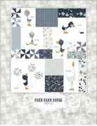 Duck Duck Goose MINI Pattern by meags & me. Finished size approximately 40" x 45" - QuiltingJoyPDX