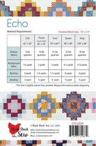 Echo Quilt Pattern by Cluck Cluck Sew - QuiltingJoyPDX