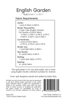 English Garden Quilt Pattern by Laundry Basket Quilts - QuiltingJoyPDX
