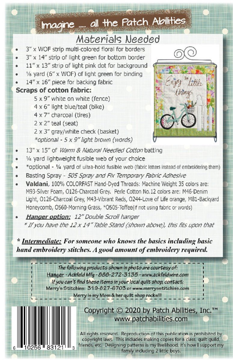 Enjoy the Ride - QuiltingJoyPDX