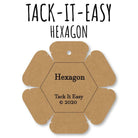 EPP Quilting Tool - Tack It Easy 1" Hexagon for Glue Basting - QuiltingJoyPDX