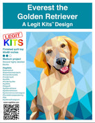 Everest the Golden Retriever - QuiltingJoyPDX