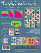 Everyday Curve Acrylic Template Set – Curved Quilting Templates + Free Pattern | Everyday Stitches - QuiltingJoyPDX