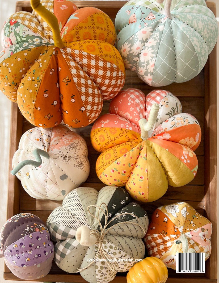 Fabric Pumpkins Pattern - QuiltingJoyPDX