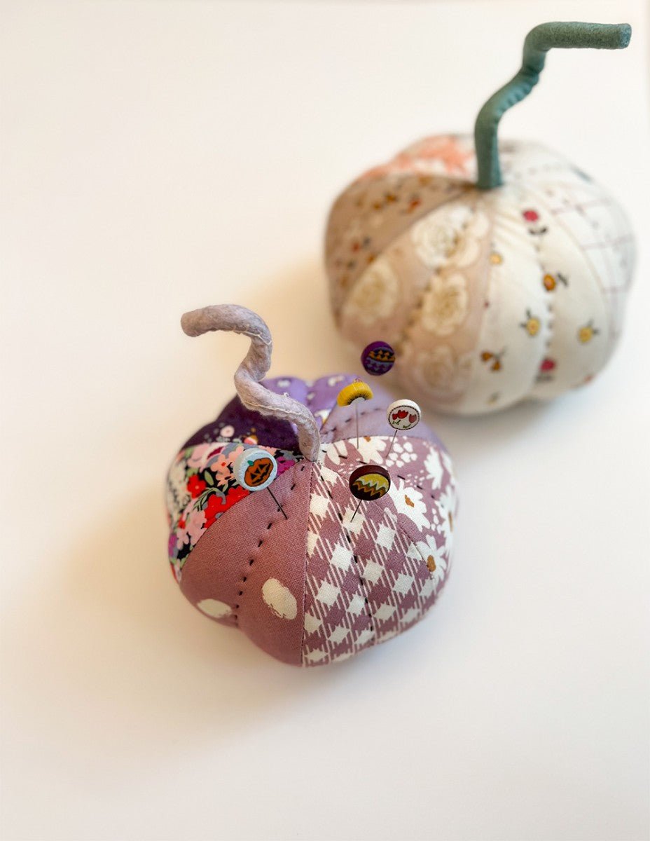 Fabric Pumpkins Pattern - QuiltingJoyPDX