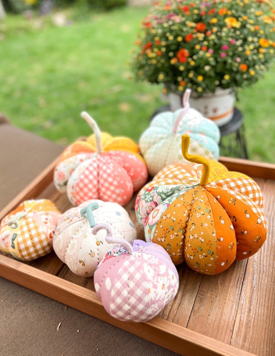 Fabric Pumpkins Pattern - QuiltingJoyPDX