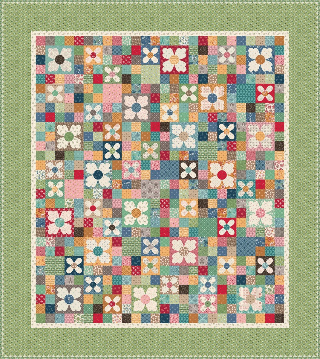 Family Reunion Gathering Wildflowers Quilt Kit - December 2026 - QuiltingJoyPDX