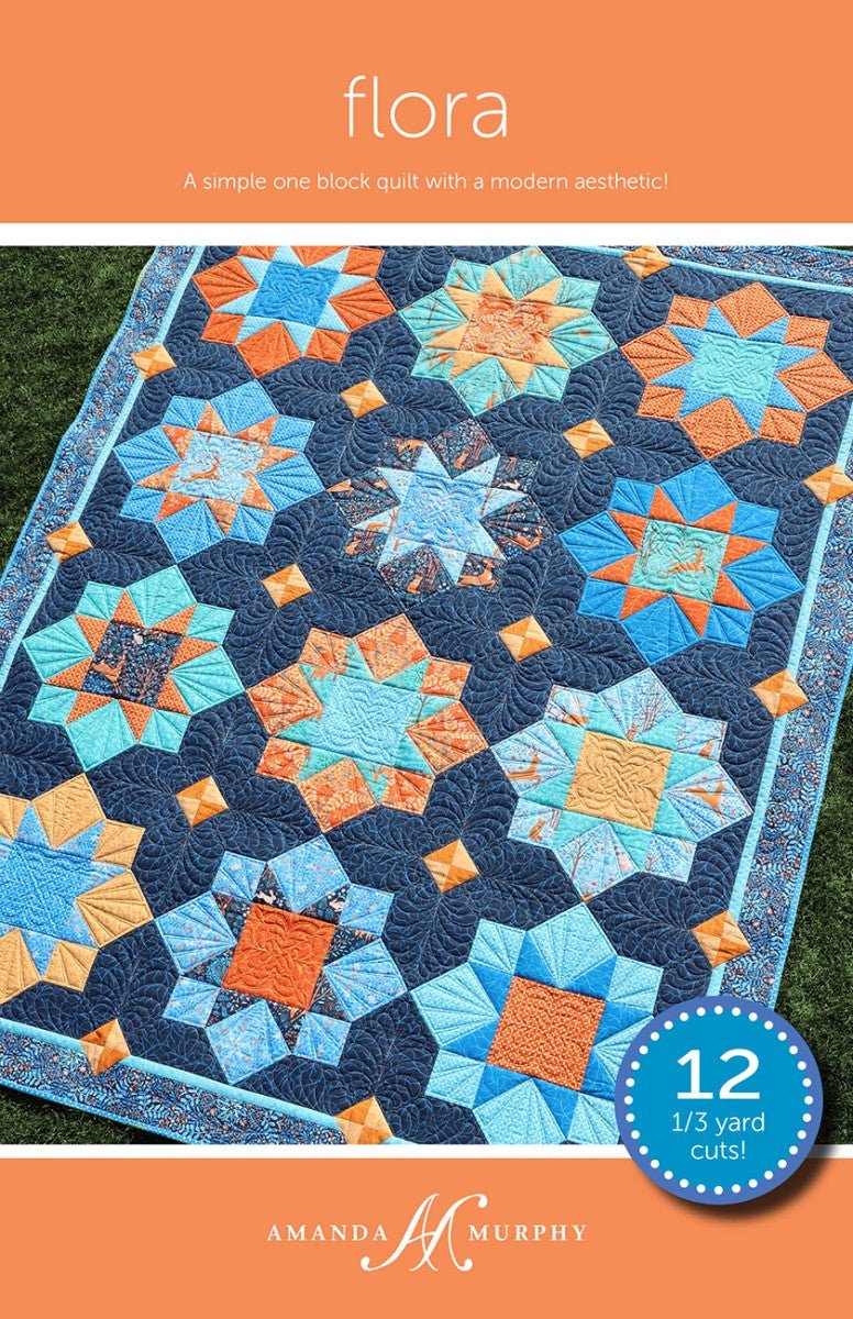 Flora - QuiltingJoyPDX