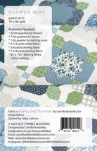 Flower Girl Quilt Pattern from Thimble Blossoms by Camille Roskelley - 78" x 96" Fat Quarter Friendly - QuiltingJoyPDX