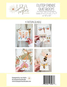 Flutter Friends Foundation Paper Piecing Pattern — Butterfly, Moth, Bee & Dragonfly Blocks - QuiltingJoyPDX