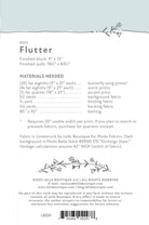 Flutter Quilt Pattern by Lella Boutique - approx 76.5" x 83.5" finished size - QuiltingJoyPDX