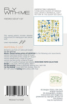 Fly With Me Quilt Pattern by Brigitte Heitland from Zen Chic - 81" x 81" - QuiltingJoyPDX
