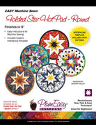 Folded Star Hot Pad - Round - QuiltingJoyPDX
