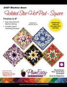 Folded Star Hot Pad - Square - QuiltingJoyPDX
