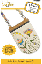 Garden Flower Crossbody Zipper Bag In the Hoop - QuiltingJoyPDX