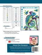 Garden Guest Quilt Pattern – Chameleon Wall Hanging by Art Quilts By Design - QuiltingJoyPDX