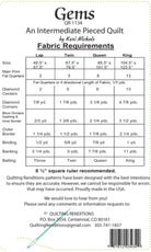 Gems Quilt Pattern from Quilting Renditions - QuiltingJoyPDX