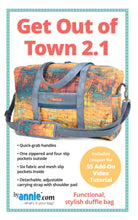 Get Out of Town Duffle 2.1 - Bag Pattern designed by Annie Unrein - QuiltingJoyPDX