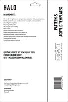 Halo Pattern and Acrylic Template - QuiltingJoyPDX