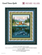 Happy Campers Good Times Quilt Kit from Henry Glass Fabrics - QuiltingJoyPDX