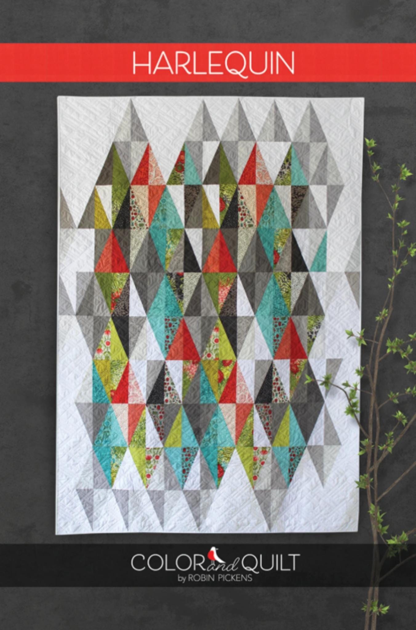 Harlequin Quilt Pattern by Robin Pickens. Layer Cake Friendly. - QuiltingJoyPDX