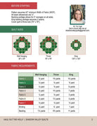 Haul Out the Holly Quilt Pattern includes Wall Hanging, Throw and King Options - QuiltingJoyPDX