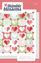 Heartfelt Quilt Pattern From Thimble Blossoms by Camille Roskelley - 70" x 73" - QuiltingJoyPDX