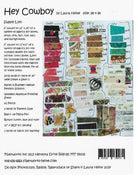 Hey Cowboy Quilt Pattern by Laura Heine - Finished size approximately 28 x 64 - QuiltingJoyPDX
