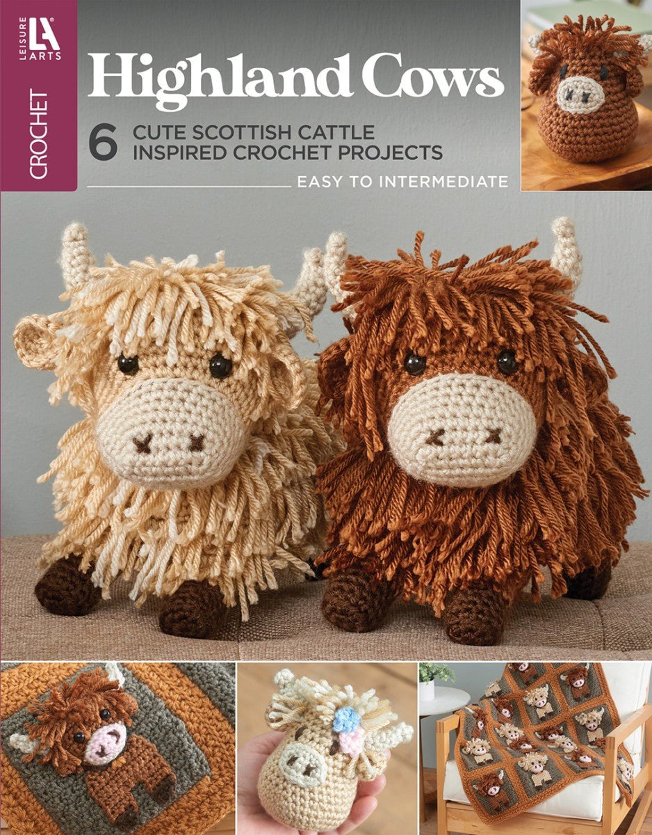 Highland Cows Crochet - QuiltingJoyPDX