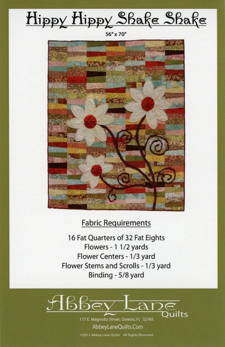 Hippy, Hippy Shake, Shake - QuiltingJoyPDX