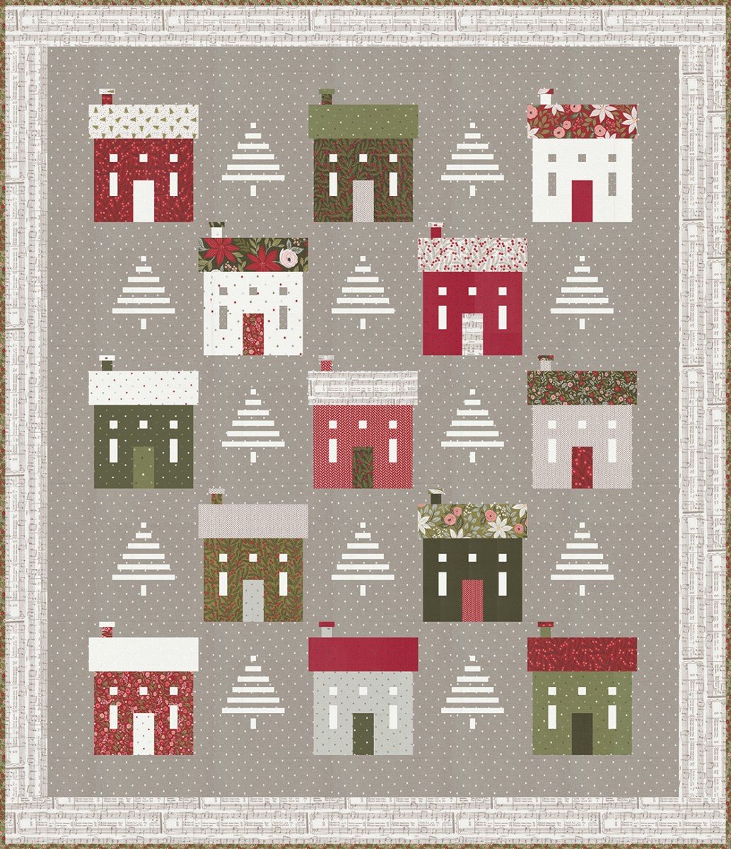 Holiday House Quilt Pattern – Lella Boutique - QuiltingJoyPDX