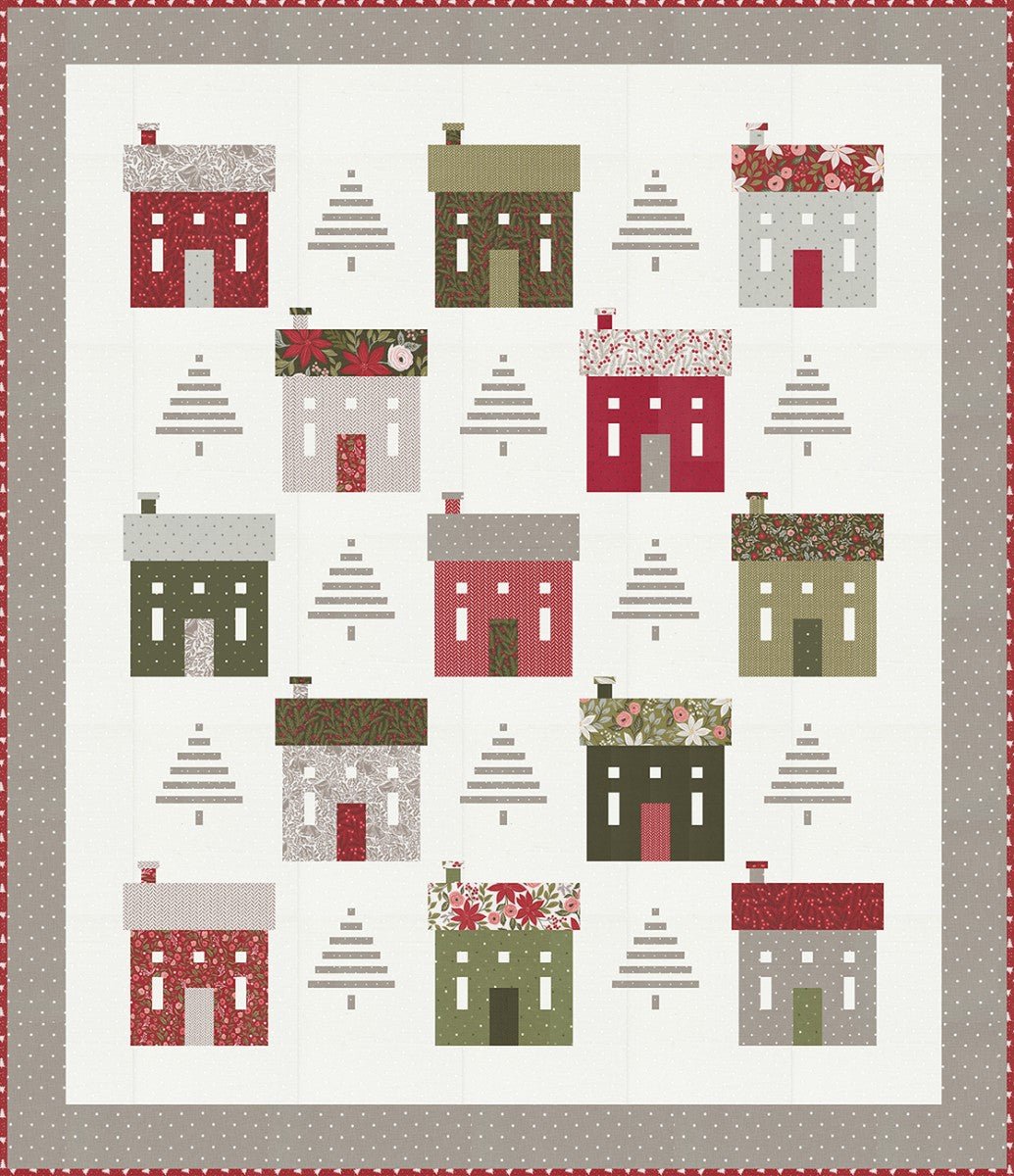 Holiday House Quilt Pattern – Lella Boutique - QuiltingJoyPDX