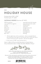 Holiday House Quilt Pattern – Lella Boutique - QuiltingJoyPDX