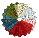 Holly Jolly Calico Layer Cake – Blank Quilting (42 pcs) - QuiltingJoyPDX