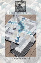 Homeward quilt pattern from beyond the reef - three sizes Included: table topper, snuggle, queen - QuiltingJoyPDX